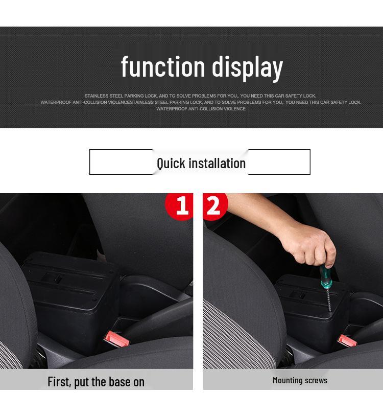 Skoda Jingrui Center Console Armrest Box for FABIA - Custom Accessory