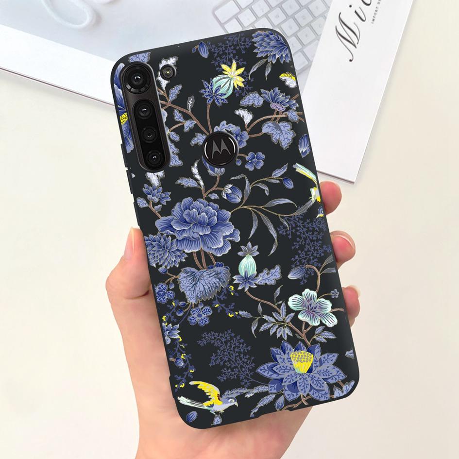 For Motorola Moto G8 Power Case XT2041-1 XT2041-3 Cover Fashion Marble Flower Soft Slim Phone Funda For Moto G 8 G8 Power Bumper
