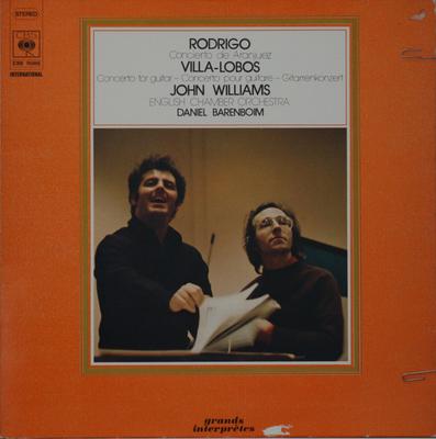 LP-Schallplatte JOAQUN RODRIGO  HEITOR VILLALOBO  Concierto De Aranjuez  Concerto Fo 76369 CBS 1974 UK Klassik Gebraucht