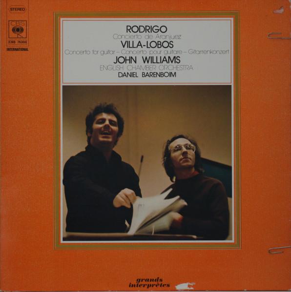 LP Record JOAQUN RODRIGO HEITOR VILLALOBO Concierto De Aranjuez Concerto Fo 76369 CBS 1974 UK Classical Used