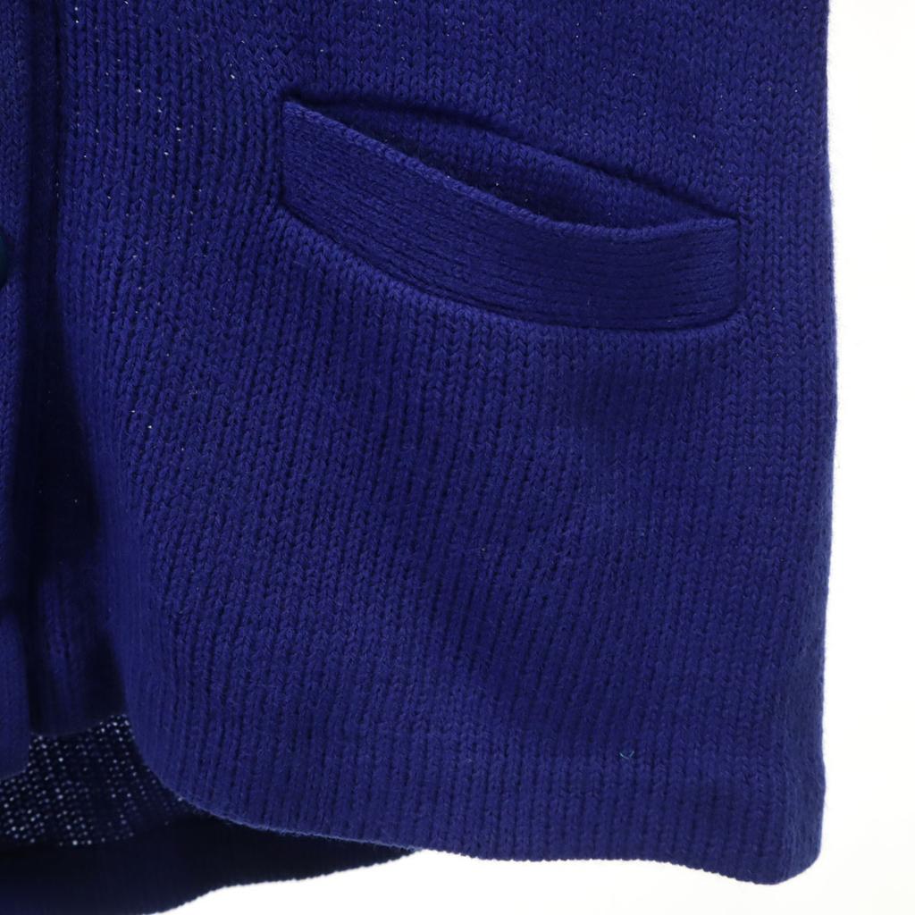 Bpc BRISTOL PRODUCT COMPANY 70-tals vintage Långärmad V-ringad stickad kofta Dam Begagnad