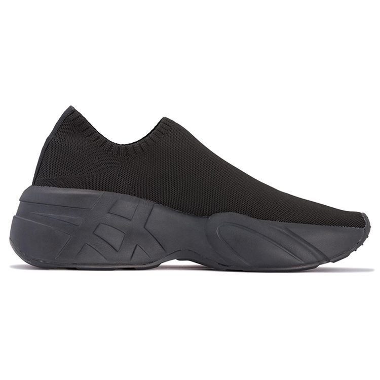 Onitsuka Tiger P-Trainer Knit Lo Comfortable Thick Sole Sports Shoes Unisex Sneakers Black 1183B423-001