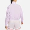 Nike Dri-FIT Solid Color Adjustable Hem Half-Zip Stand Collar Jacket Women Jackets Pink DH7649-530