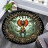Prehistoric Jungle Adventure Round Area Rug Under Office Chairs Bedroom Living Room Home Decor