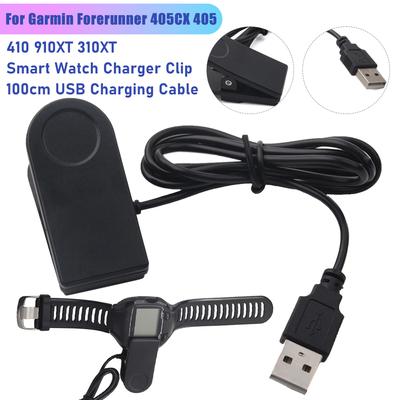 For Garmin Smart Watch Charger 100cm USB Charging Cable Clip Cradle Replacement Charger For Forerunner 405CX 405 410 910XT 310XT
