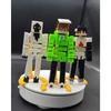 3D Printed MC Muffin Squad Multi-articular Annoying villagers Zombie Mobile Assembled Finished Model Toys