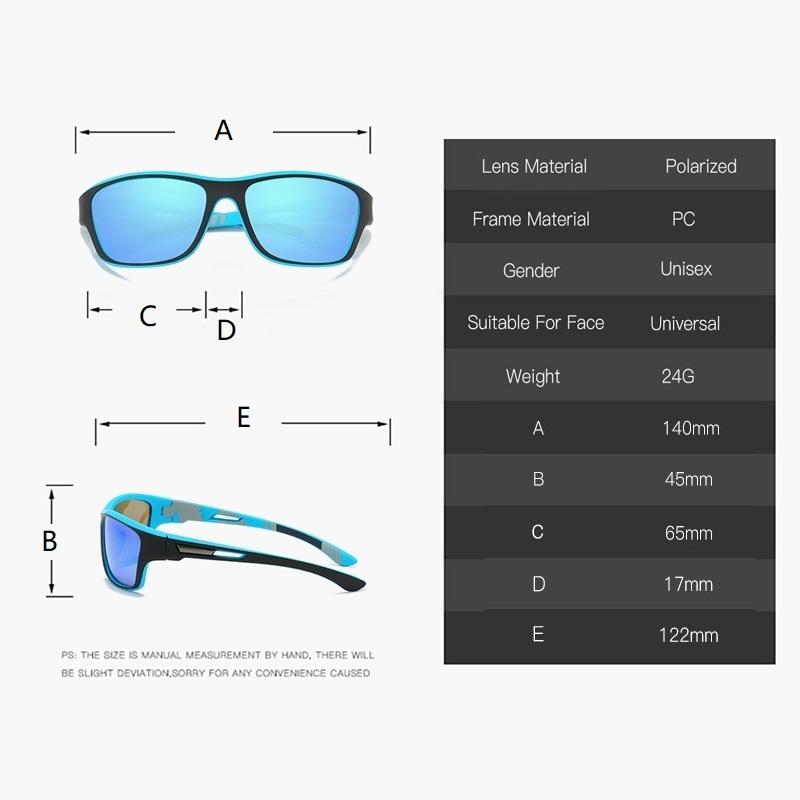 Fashion Sports Sunglasses With Chain UV400 Protection Unisex Retro Designer Eyewear For Cycling Climbing Fishing