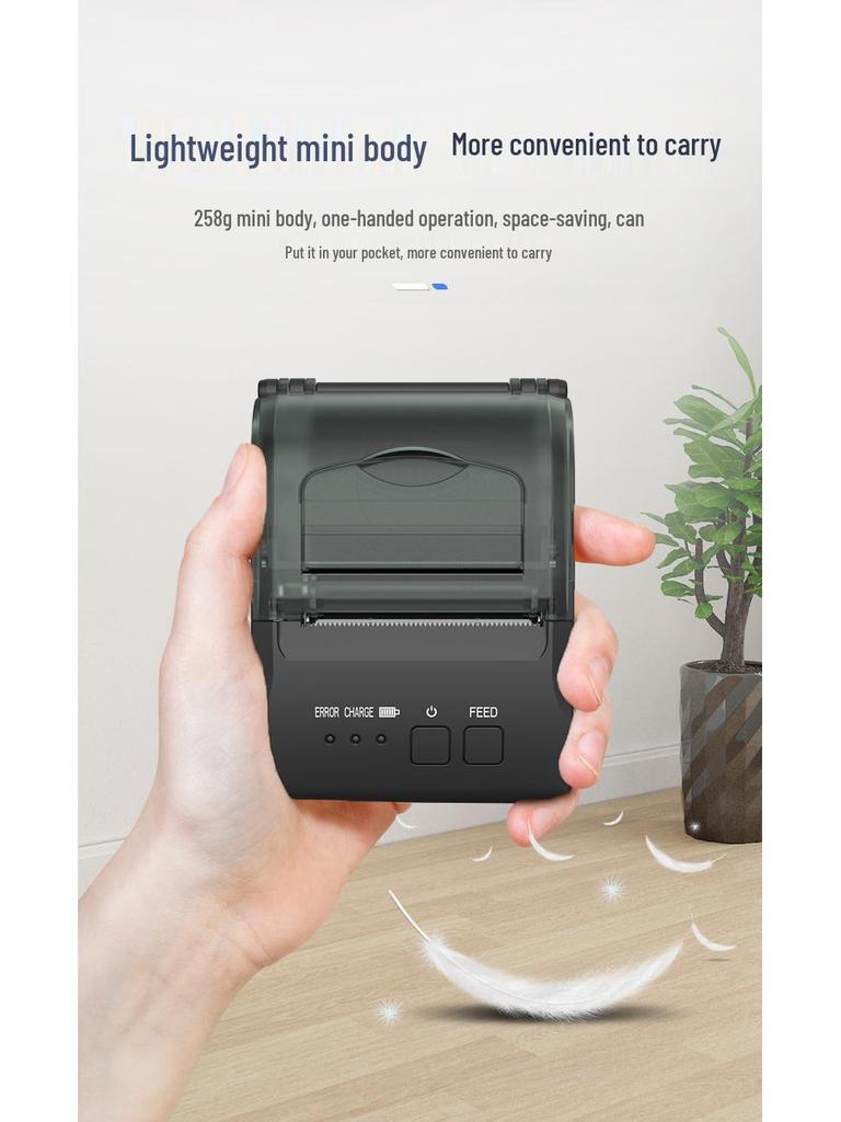 80-MM tragbarer Thermodrucker für Quittungen mit USB/LAN/Bluetooth-Konnektivität