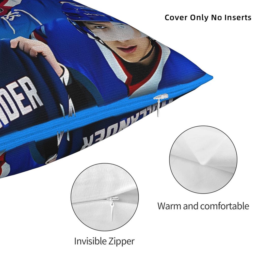 Heated Rivalry Hollander Queer Hockey Square Pillow Cases Cushion Cover Custom Polyester Decorative Pillowcover For Bed 45X45Cm