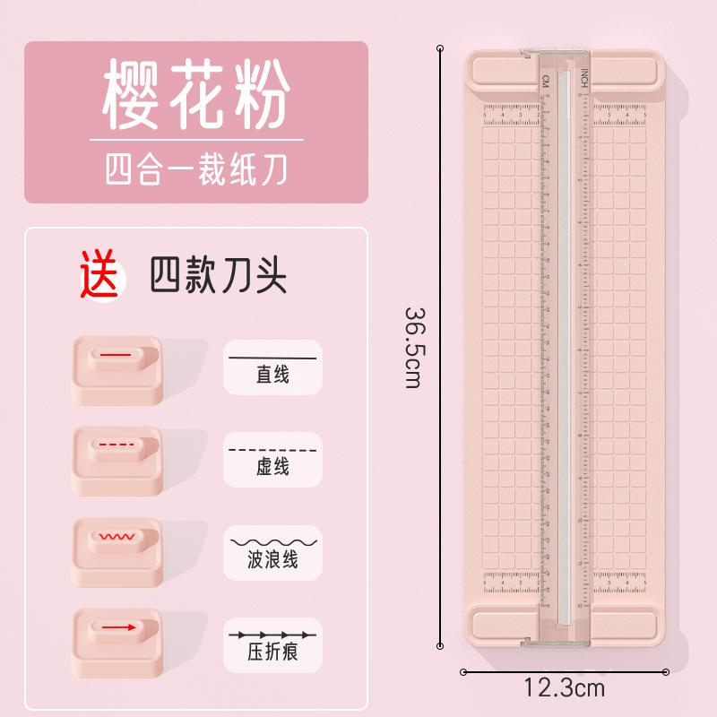 Paper Cutter Circle Corner Cut line cut Mini Press Hand Plastic Rotary Students Hand Table Cutting Paper Cutter Craft Projects