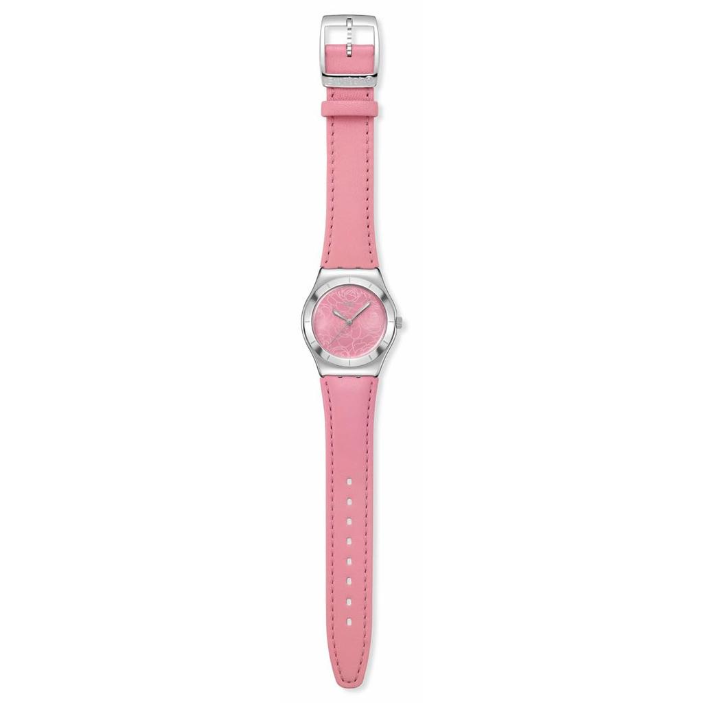 Swatch IRONY MEDIUM PINK PETAL PROMISE YLS234 Women's Watch, Pink