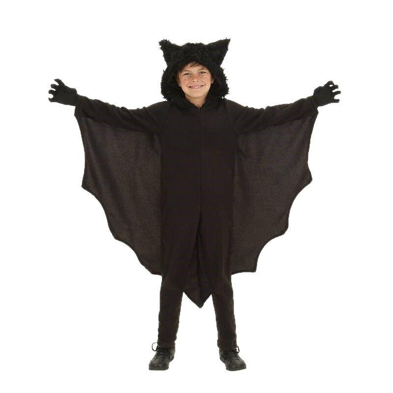 Halloween Children's Costume Cape Bat Demon Bat Black Onesie Parent-child Performance Costume