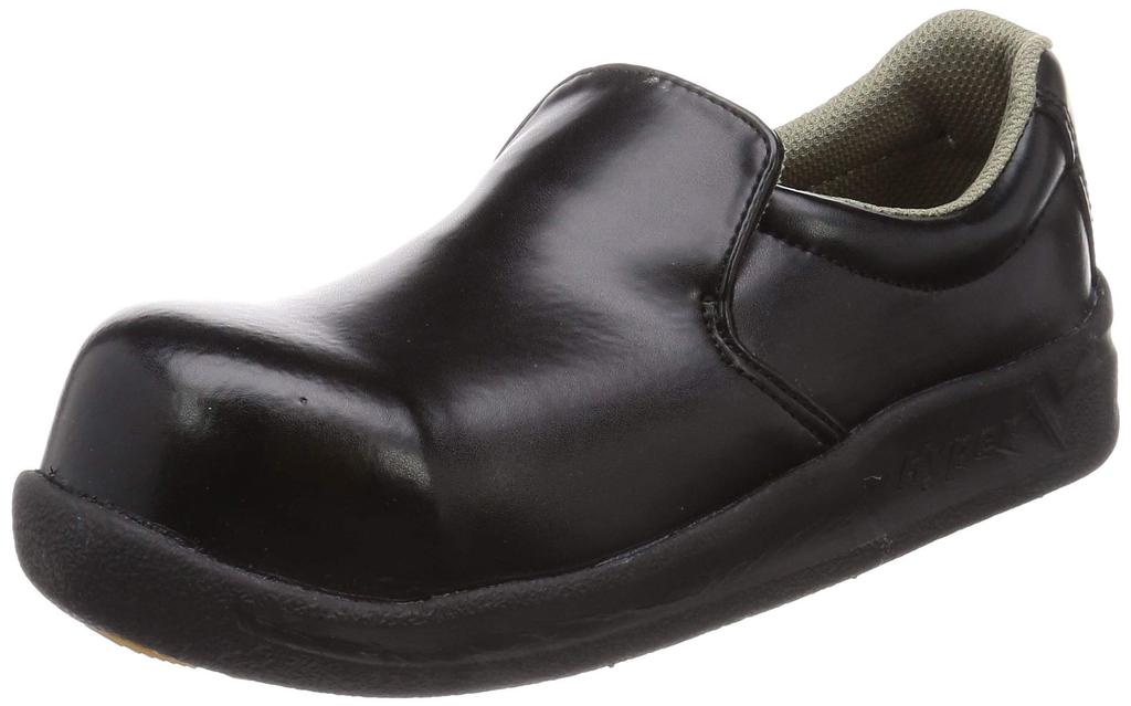 Nissin Rubber Food-Grade Work Shoes V5100BK-27.0, Size 27.0 Cm