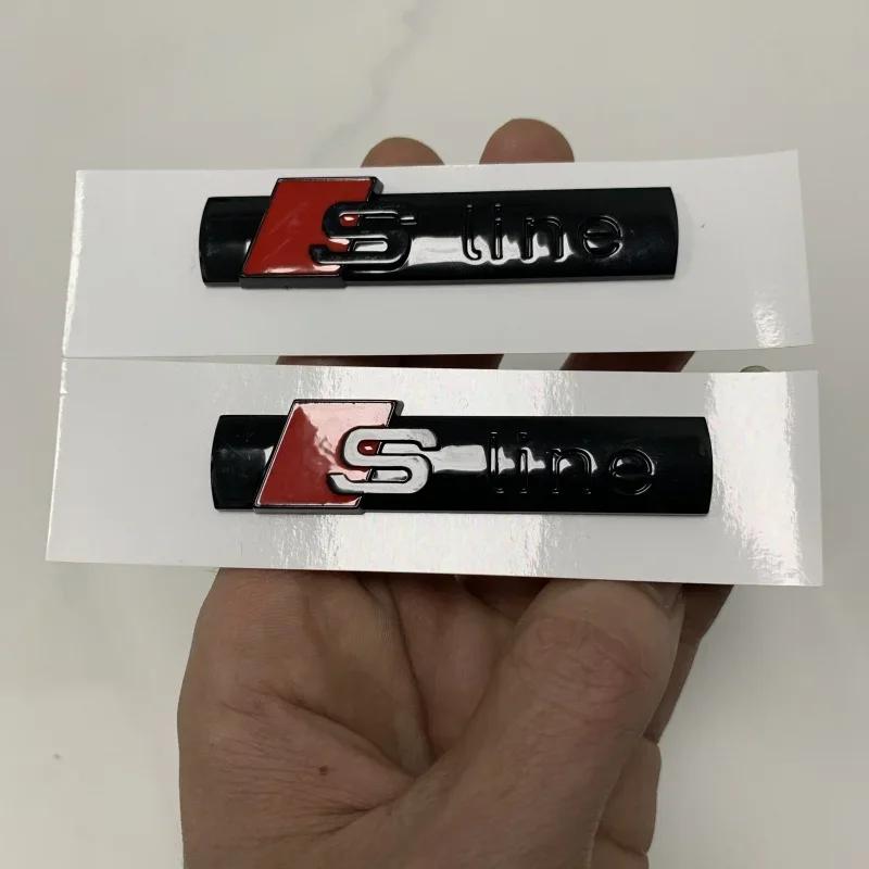 Car Hood Front Grill Badge for A A3 2010-2020 2020-2024 Rear Trunk Emblem Sticker Quattro Sline 35TFSI Replaced Accessories