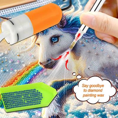 Vacuum Diamond Art Pen Electric Diamond Placement Tool Wax-Free USB Powered Diamond Art Vacuum Pen for DIY Diamond Art Craft