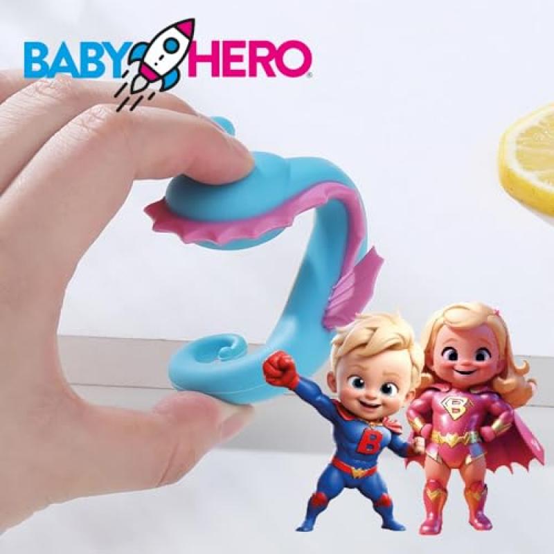 2-Pack Teething Toys for Babies & Toddlers, Safe Silicone Teethers, BPA-Free, Cooling Chew Toys for Teething Pain Relief, Colorful Baby Teether