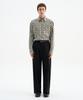 TRIP LE SENS Fw Side Pintuck Curved Pants_Black