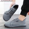 Man Wide-toed Barefoot Shoes Breathable Mesh Walking Shoes Lightweight Casual Sneakers Comfortable Flats Soft Zero Drop Sole