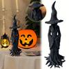 1pc Gothic Witch Statue - Elegant Witch with Pointed Hat, Indoor/Outdoor Halloween Decor, Year-Round Decoration for Home, Party