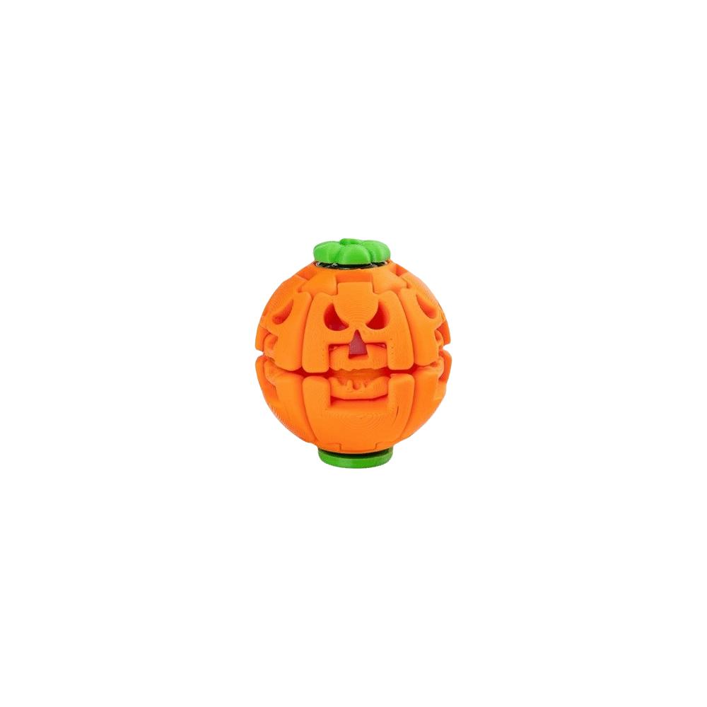 3D Printed PLA Pumpkin Spinner Ball Press to Rotate Rotating Stress Ball Desktop Fidget Toy
