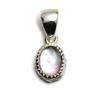 [goodvibrations] Fluorite Oval Pendant for Women, Sterling Silver 925, Good Vibrations