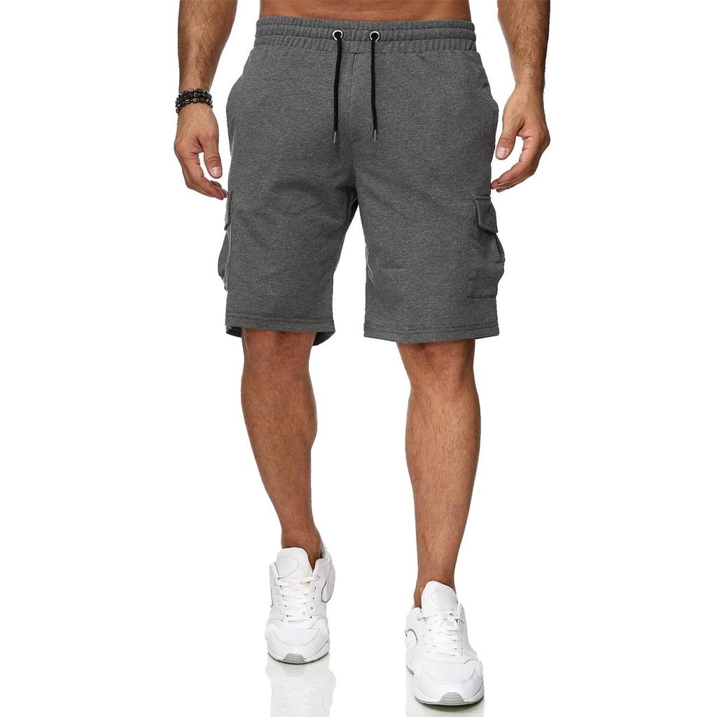 Men's Short-sleeved Sports Work Pants Men's Multi-pocket Sports And Fitness Casual Pants
