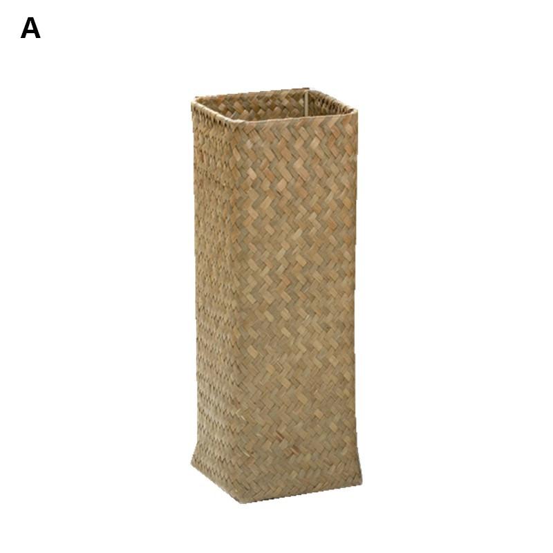 Handmade Woven Flower Vase Creative Flower Basket Weaving Room Flower Arranger Gypsophila Dried Flower Pot Home Decoration
