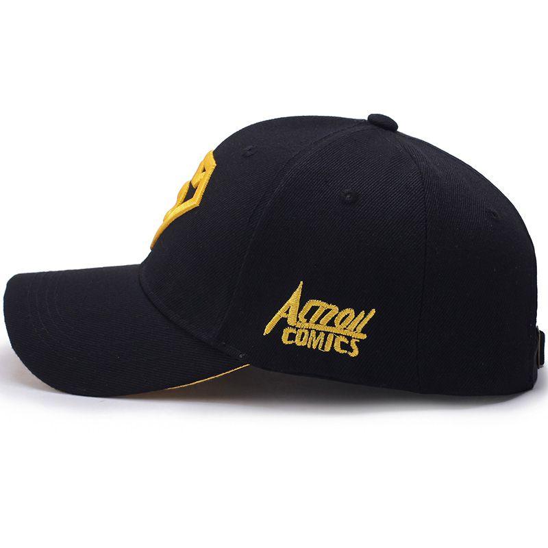 Luxurious Super Hero Cap Superman Snapback Embroidery Hat Unisex Steampunk Design