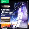 2 Pieces Tempered Glass Screen Protector for OPPO Reno13, Full Coverage High Definition No White Edge Shatterproof Glass Protective Film JM539