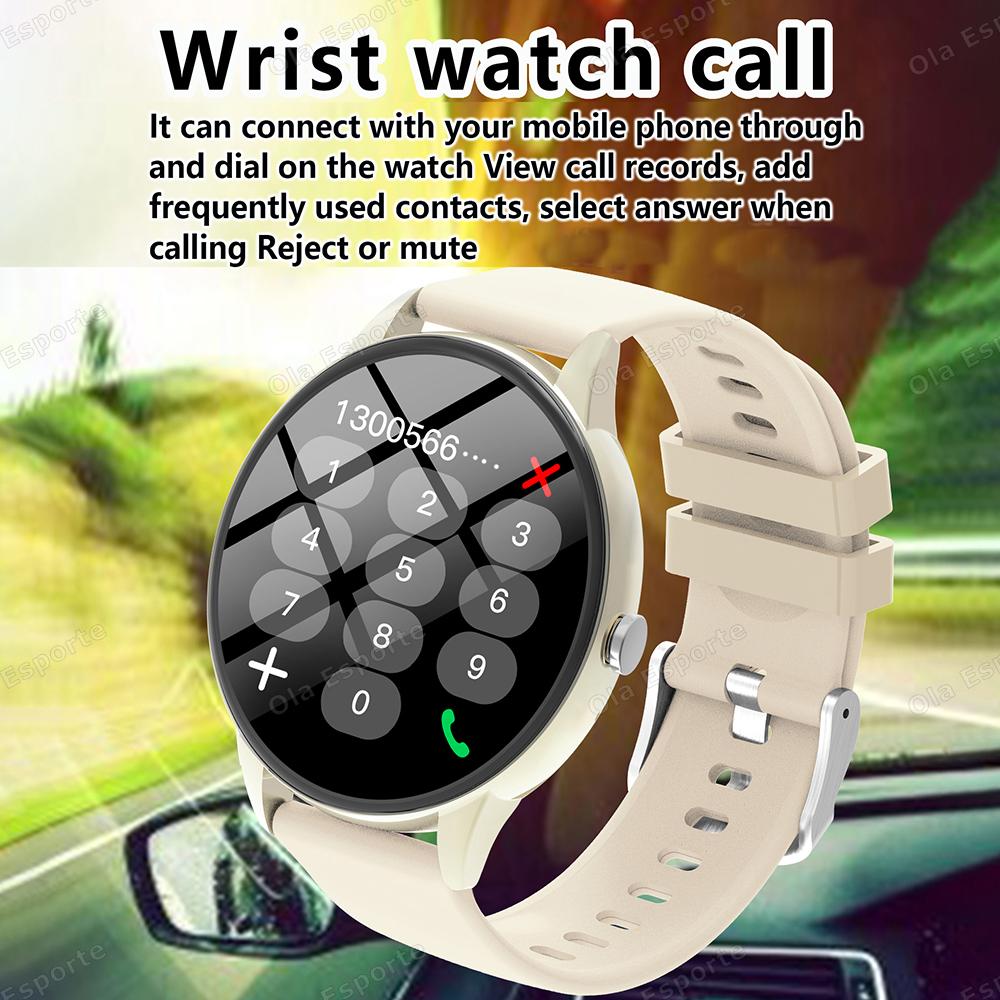 New Women SmartWatch Bluetooth Call Lady Watches Sports Waterproof Heart Rate Sleep Monitor Smart Watch Women Present Gifts