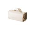 Premium Foldable Leather 4-in-1 Makeup Bag: Detachable, Waterproof, Wet/Dry Separation Toiletry Storage