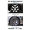 4PCS Hub cap Performance Replacement Wheel Cap 19-Inch Automobile Hubcap Full Rim Cover Accessories for Tesla Model Y 2018-2023