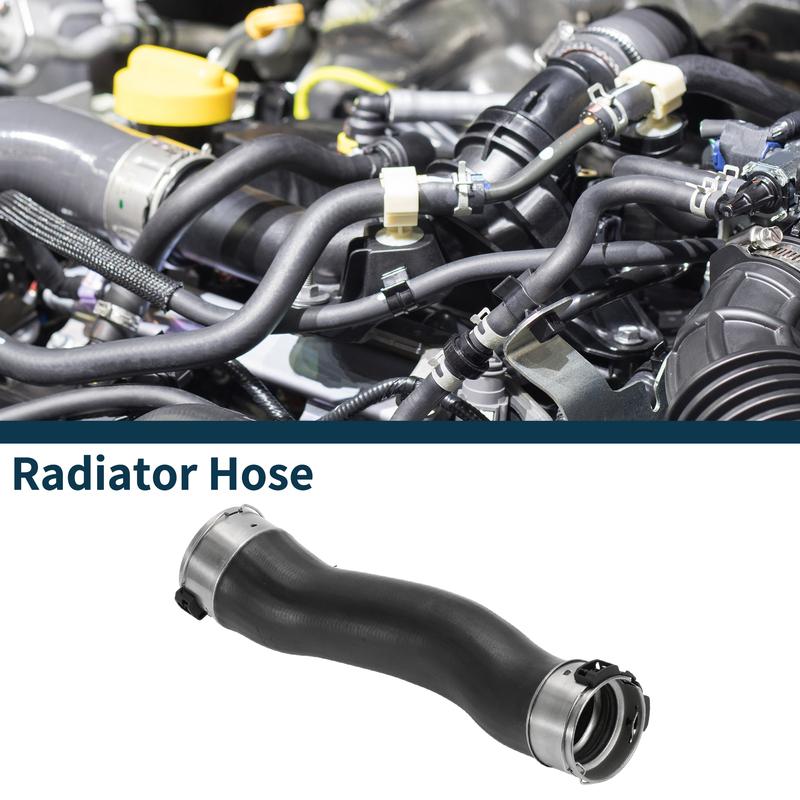 

X Autohaux Radiator Hose Heater Hose for BMW 1 Series (F20, F21) m 135i 2012-2015 No.13717602652 Rubber Intake Pipe Black 1 Pc