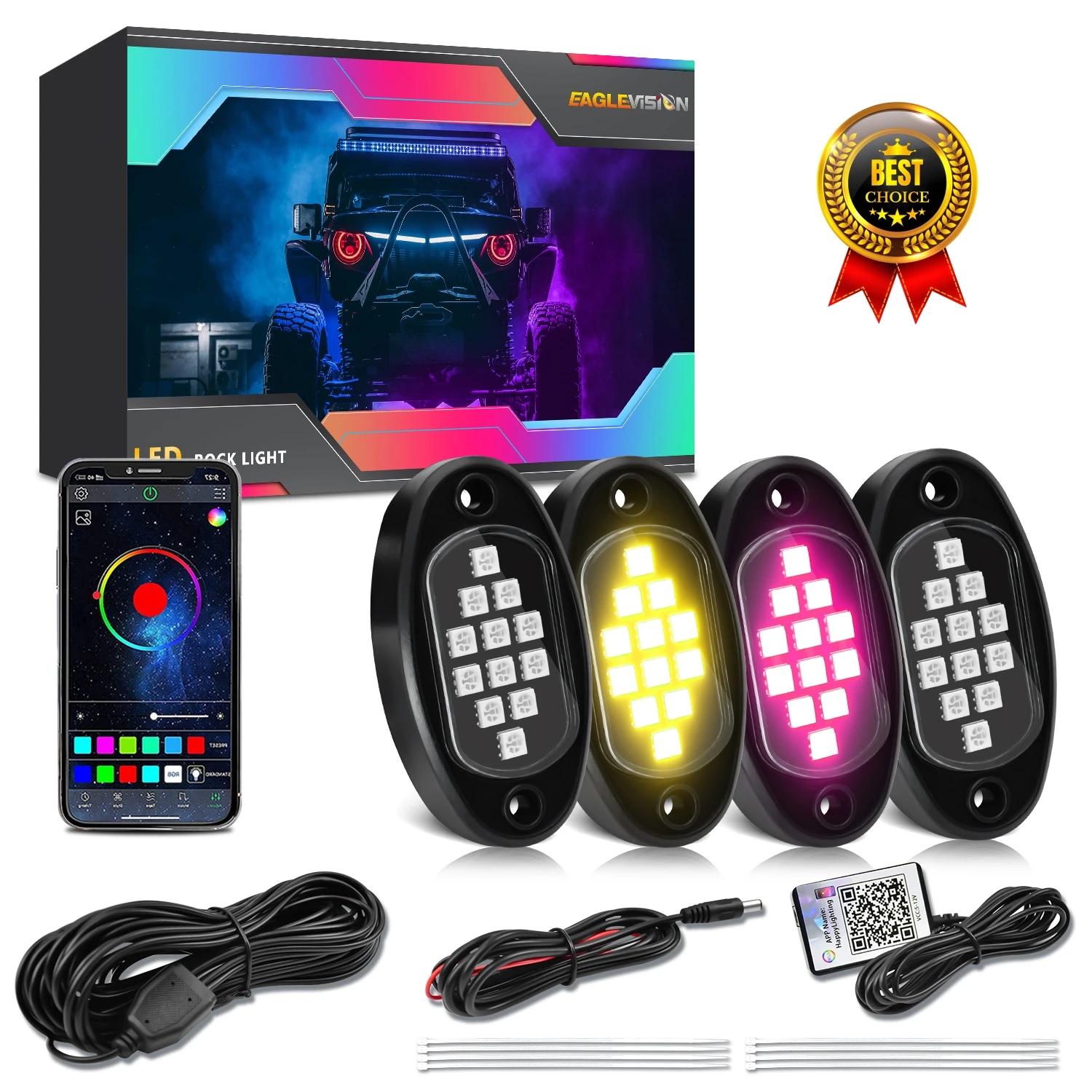 

Car Ambient LED Chassis Strip Light APP Control PCB Flexible LED for Holding LED Decorative Chassis 4x4 Off-road Ambient Light