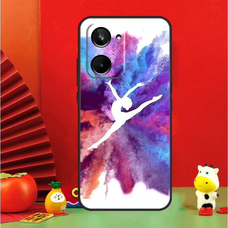 

Gymnastics Oil Painting For Realme 15 Pro GT7 GT6 10 11 12 13 14 Pro Plus C65 C67 C63 C61 C55 C51 C53 C35 C75 Case Realme GT6