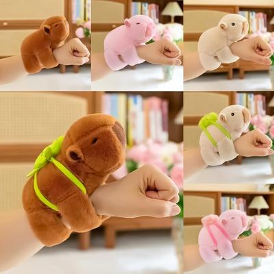 Stylish Capybara Plush Wristband Unique Bike Ornament Practical Toy Portable for Trendy Women Ladies and Collectors