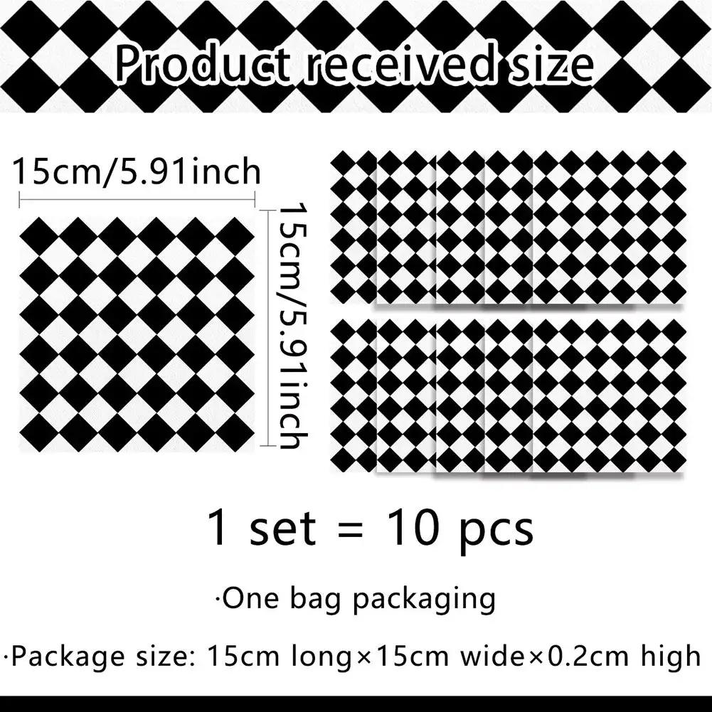 

10 шт. Наклейка на стену, самоклеящиеся наклейки на стену из ПВХ, сделай сам, плитка для ванной, кухни, съемная мандала, наклейка в стиле ретро, украшение