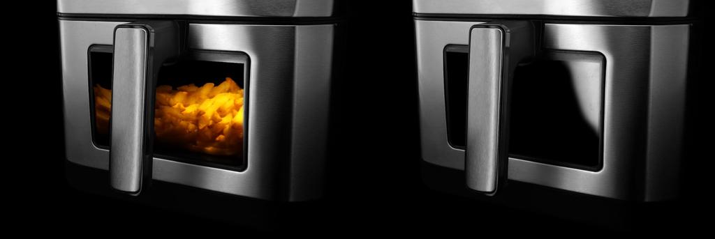 Frytkownica Beztłuszczowa Duża Air Fryer  6,5L Airfryer + Spryskiwacz 2W1