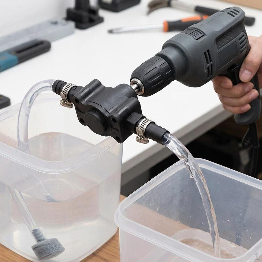 Easy-to-install, Compact And Versatile Electric Drill Pump for Domestic Use, Ideal Transferring