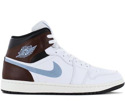 1 Mid SE - Men's Sneakers Basketball Shoes Leather White FQ7831-142 ORIGINAL