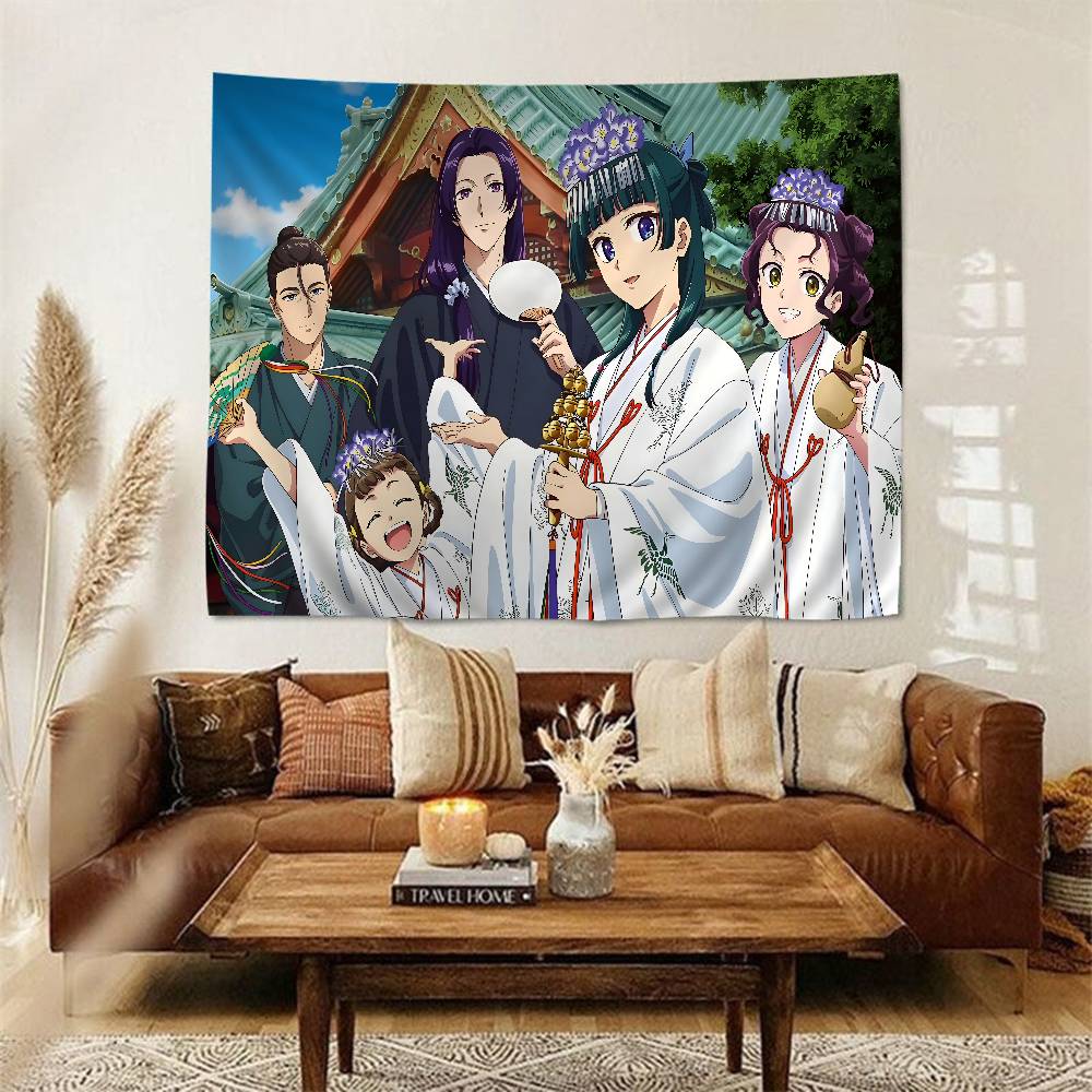 Popular Anime The Apothecary Diaries Hanging Bohemian Tapestry Cheap Hippie Wall Hanging Bohemian Tapestries Hanging Home Decor