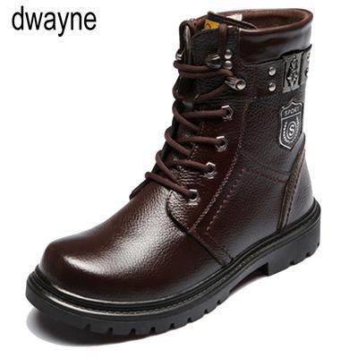 Genuine Leather Men  Boots Men's Motorcycle Riding Hunting Casual Walking Shoes Designer  Botas Hombre 988