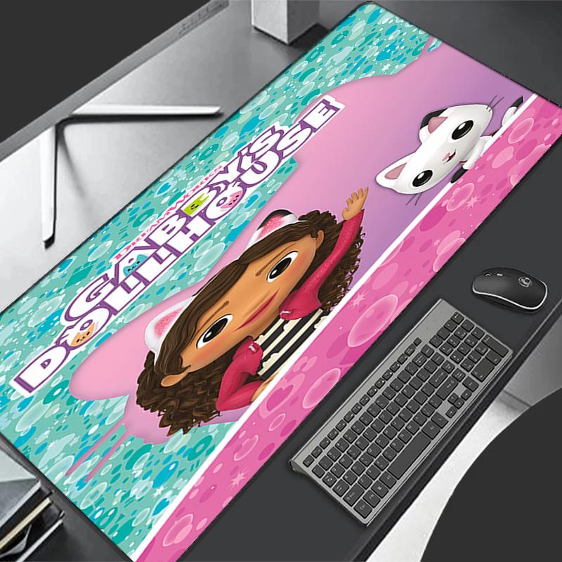 Gabby's Dollhouse Theme Premium Non-slip Mouse Pad with Stitched Edges,Durable Rubber Material,for Desktop & Gaming Great Gifts