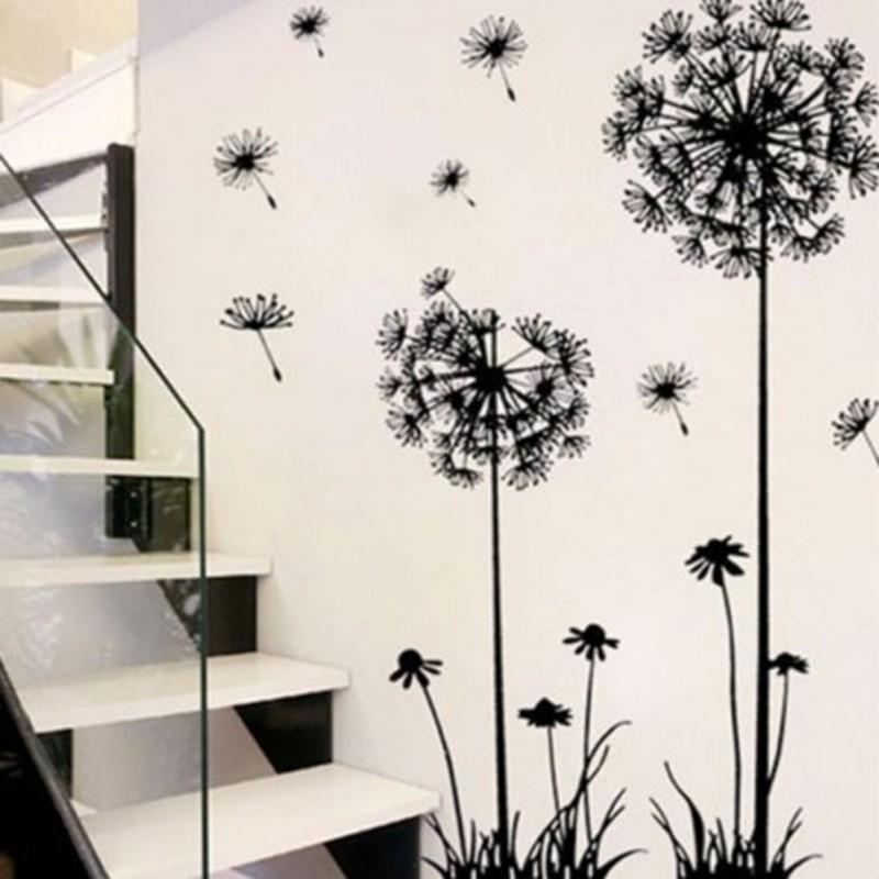 Home Room Waterproof Art DIY Dandelion Mural Wall Stickers