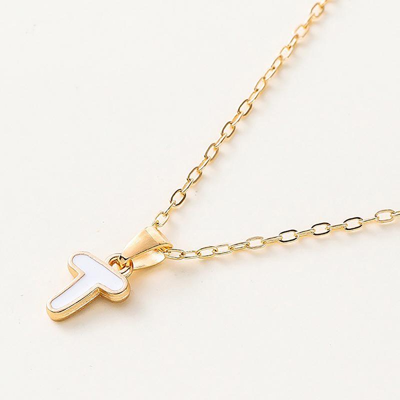 Personalized 26 Initials Charm Necklace For Women Men Premium Design Name Necklace Ladies Jewelry Gift