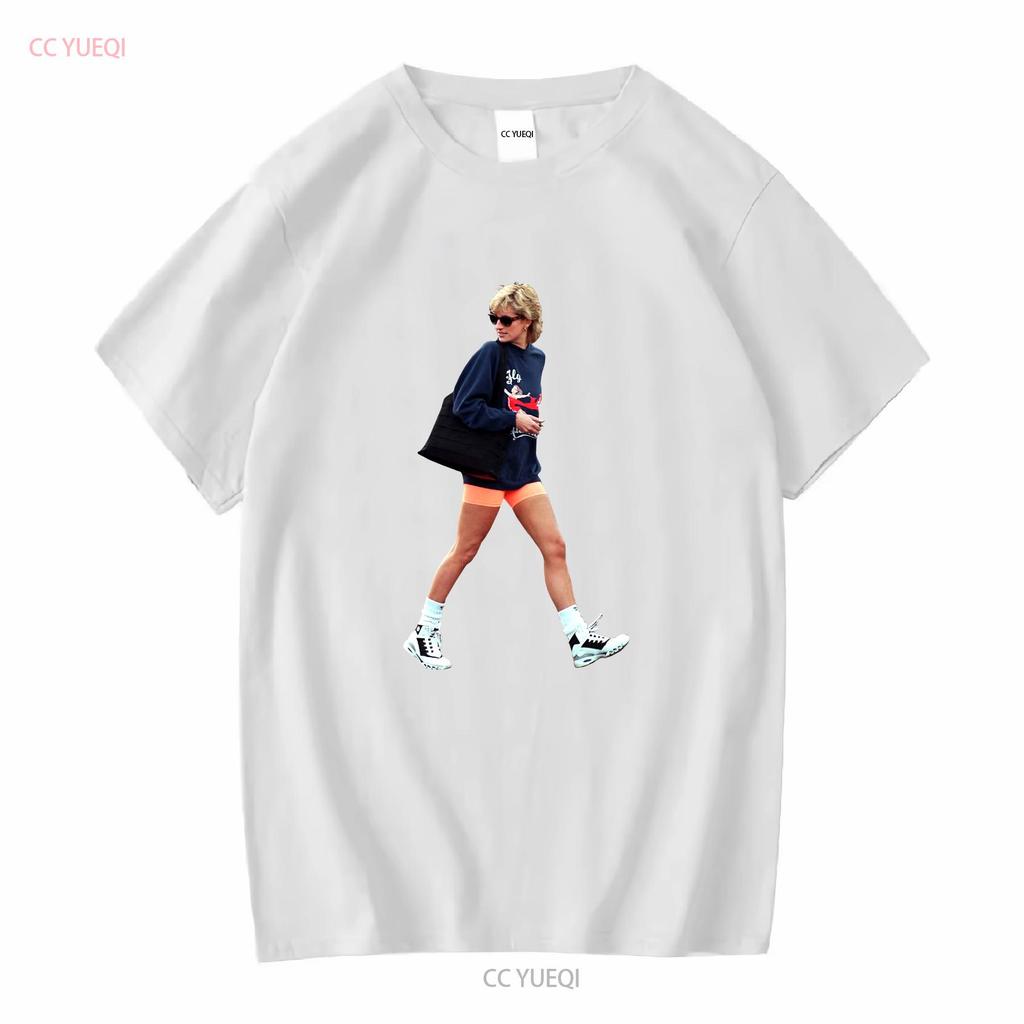 Maglietta Top Streetwear TV Sportswear Princess Diana 4049 vintage Lavata Morbida grafica streetwear Elastica Comoda