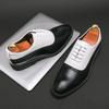 Fashion Mixed Colors Mens Dress Shoes Retro Male Leather Shoes Business Male Baroque Footwear Casual Mens Oxford Footwear