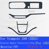 For Trumpchi GAC MOTOR GN6 ()-Car Interior Center Console Transparent TPU Protective Film Anti-scratch Repair Sticker