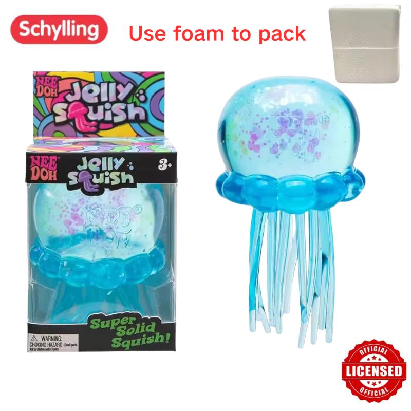 Nová chobotnice Squishy hračka Realistická medúza Stresový míček Plážová vodní hra Venkovní mačkací Fidget hračka pro úlevu od stresu