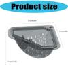 Compact Magnetic Triangle Drain Basket For Small Kitchens With Space Saving Design And For Vegetables Utensils
